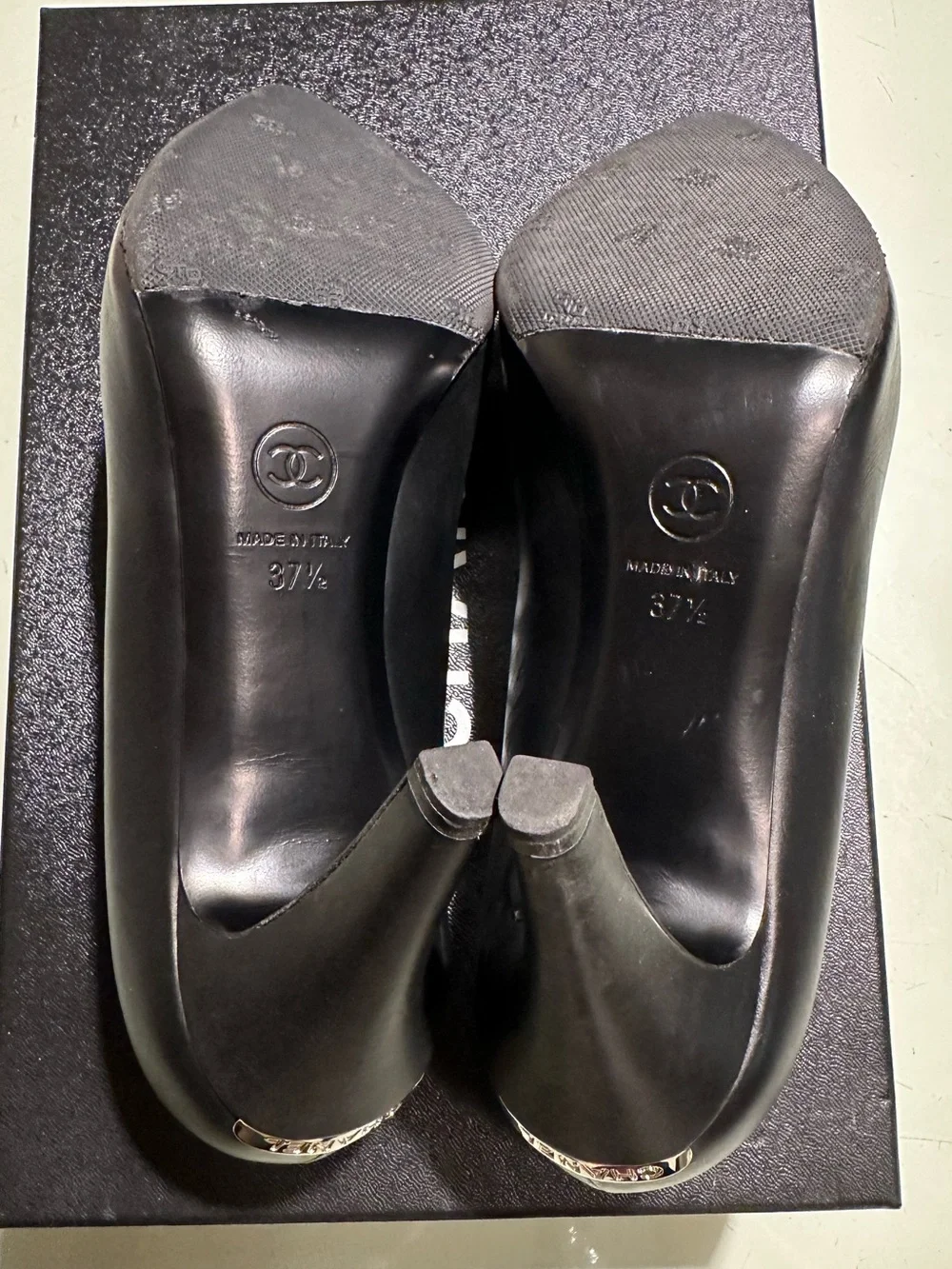 CHANEL authentic leather